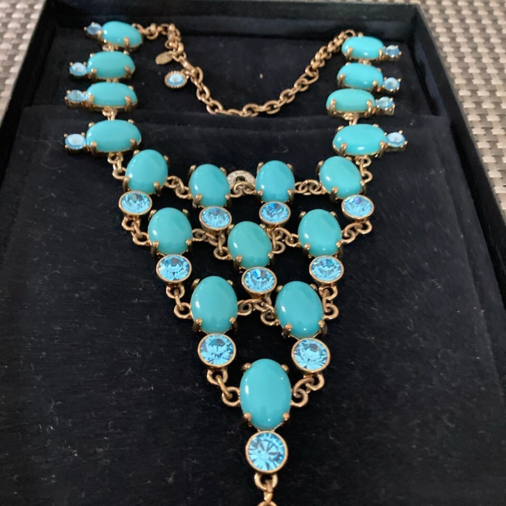 Suzanne Somers Turquoise Neclace